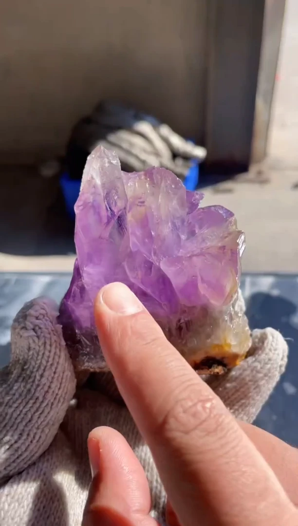 【闪购商品】水晶原石未镶嵌天然紫水晶原石摆件