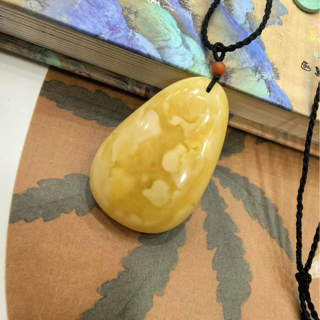 18k金蜜蜡吊坠*1 YX 念一造物