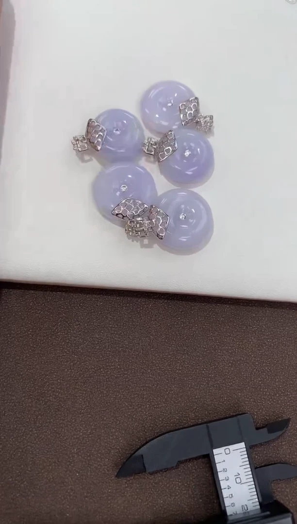 翡翠银S925镶嵌颈饰天然缅甸a货翡翠(多样性发其一