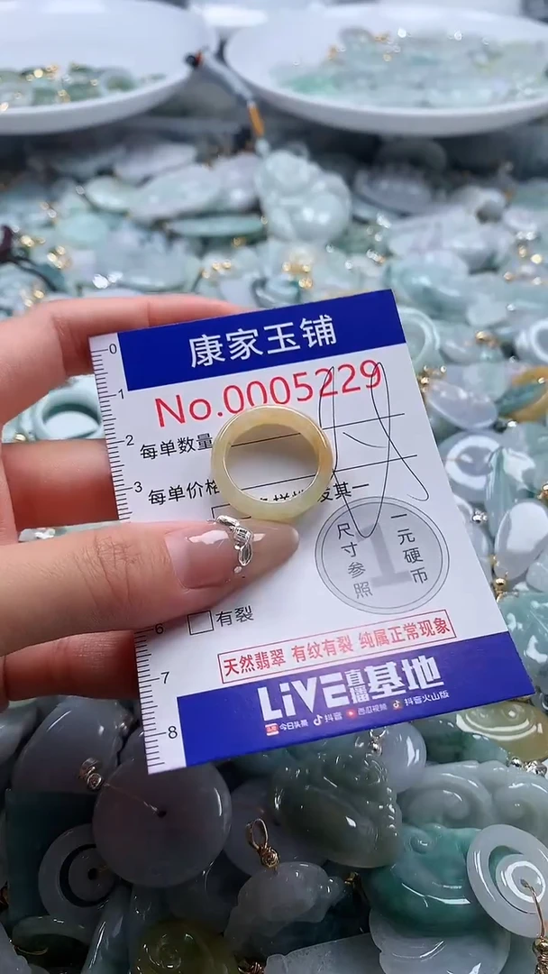 翡翠未镶嵌吊坠(不含链)5229