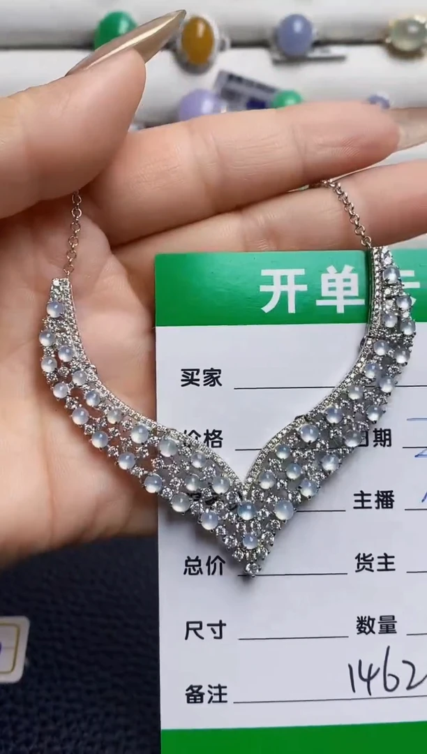 银S925镶嵌戒指翡翠1462