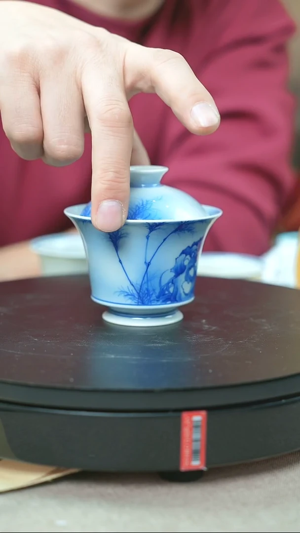 瓷片景德镇毛仔柴窑杯