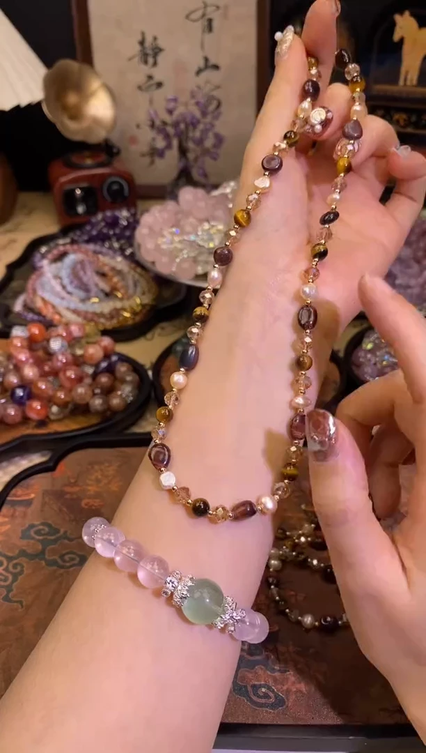 【闪购商品】石英质玉颈饰未镶嵌1420