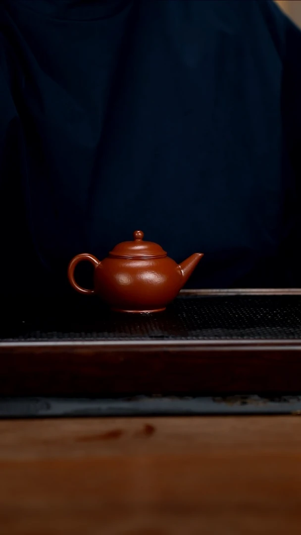 茶壶紫砂100cc小煤窑朱泥水平9