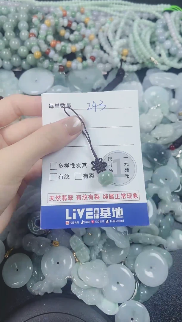 翡翠未镶嵌颈饰030