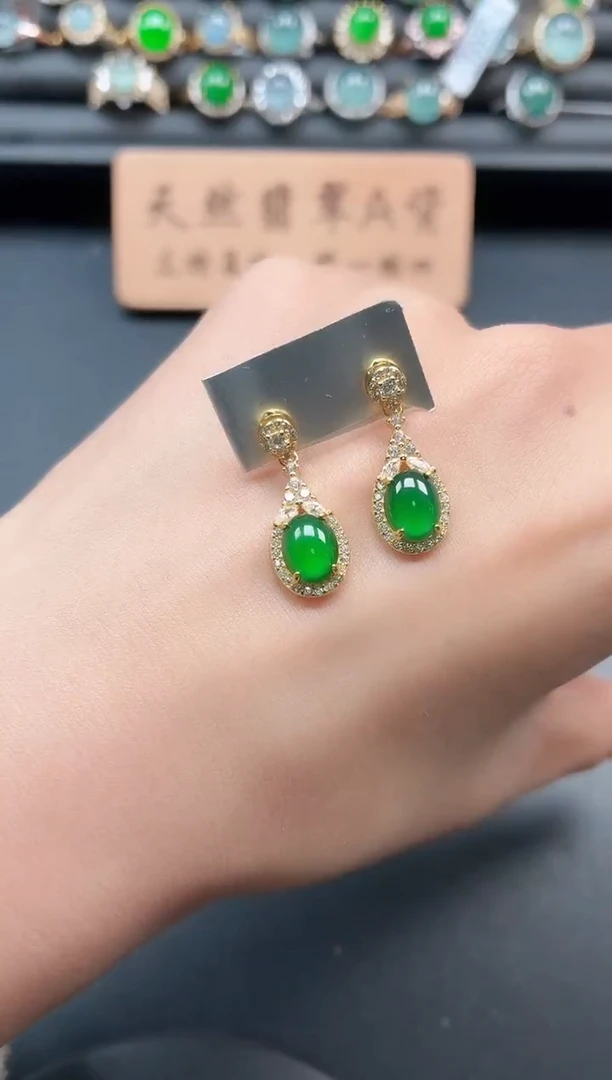 银S925镶嵌戒指翡翠1111