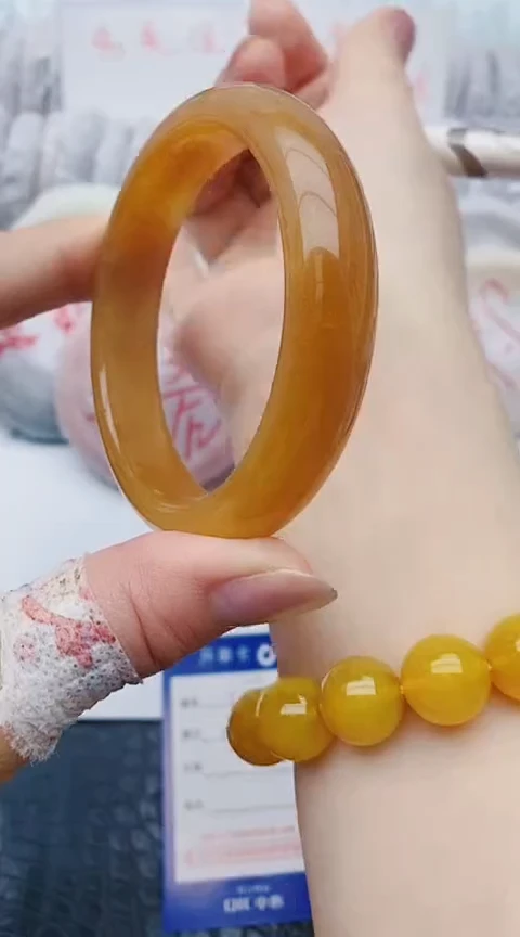 未镶嵌手镯石英质玉y60+59-60