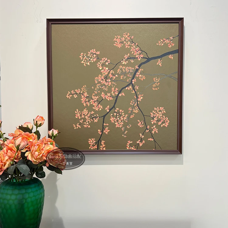 《春风里》高端中古风客厅装饰画小众复古高级感卧室餐厅组合挂画