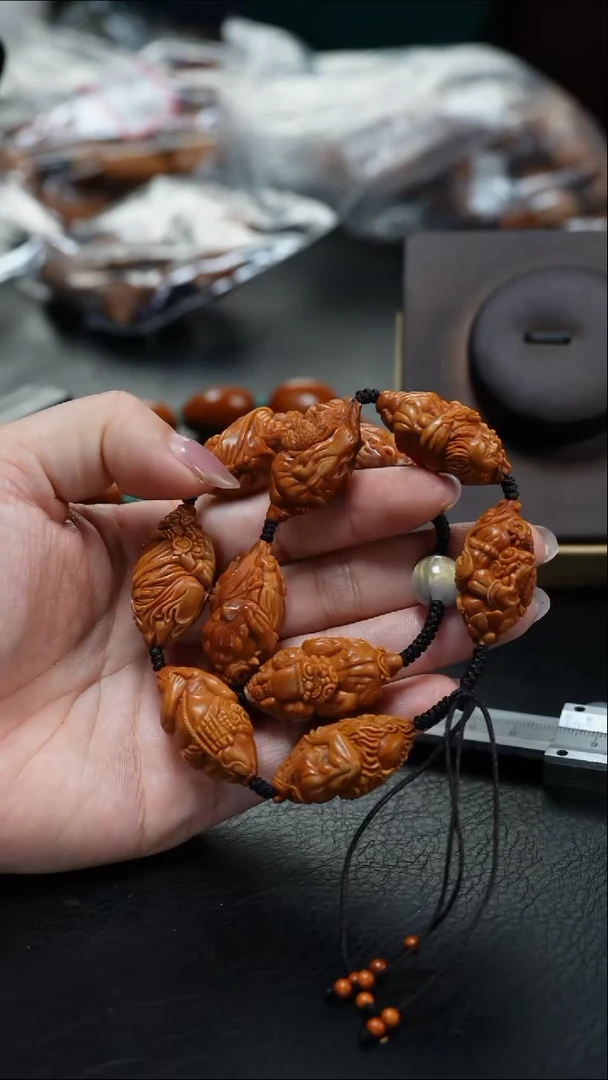 手串/手链橄榄核鱼子精品核文化