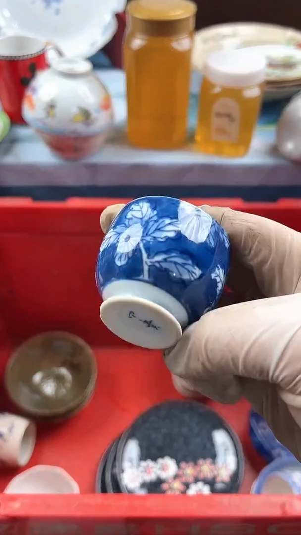 瓷片李英歌瓷器满19.9包邮
