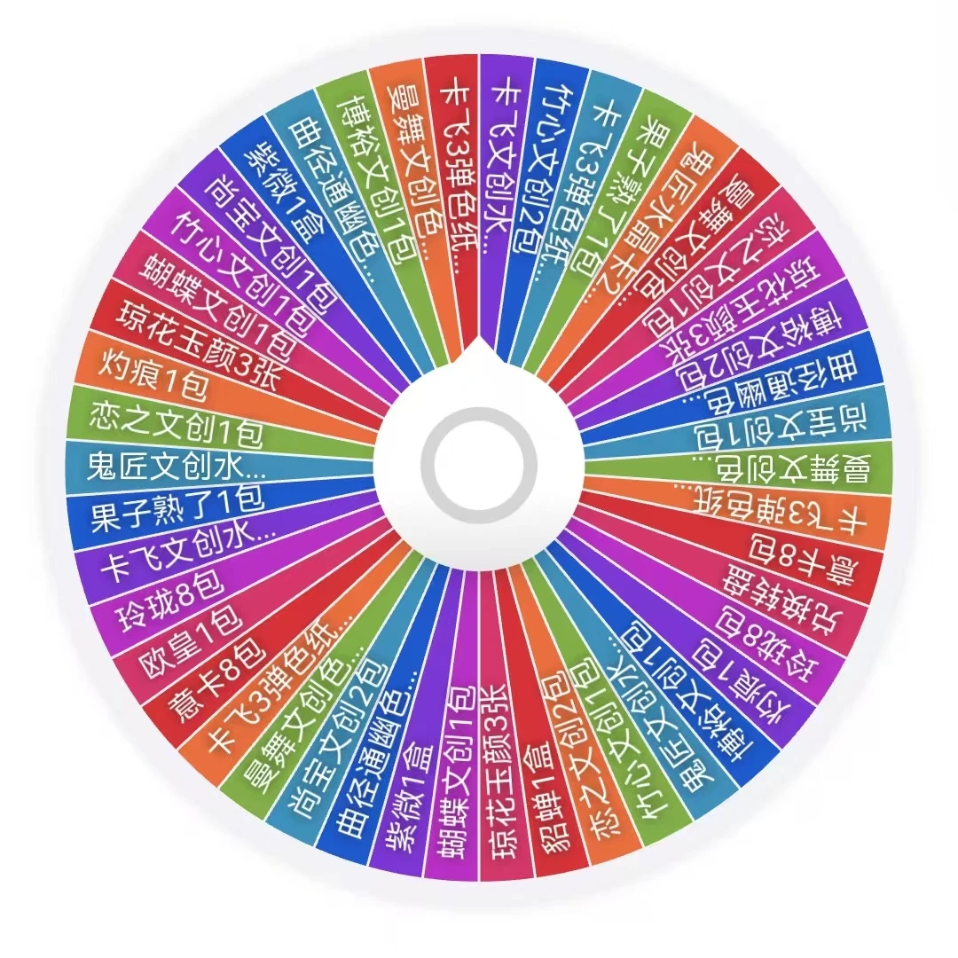 老湿专属【色纸转盘】<吃干抹净>海贼王拆卡主播典藏色纸