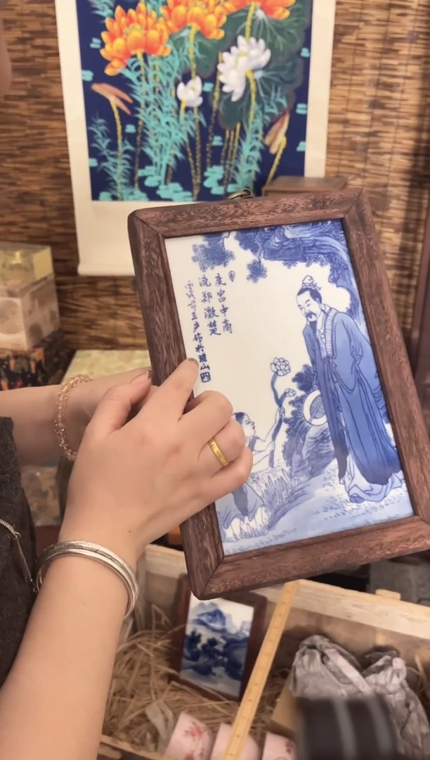 摆件瓷景德镇陶瓷摆件Y349
