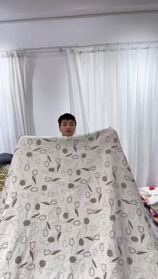 棉230*250纯棉床盖140号微瑕