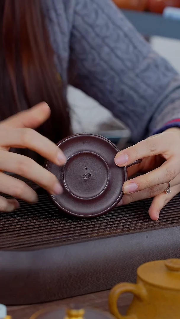 【闪购商品】紫砂茶壶柱础光素紫泥紫砂壶*