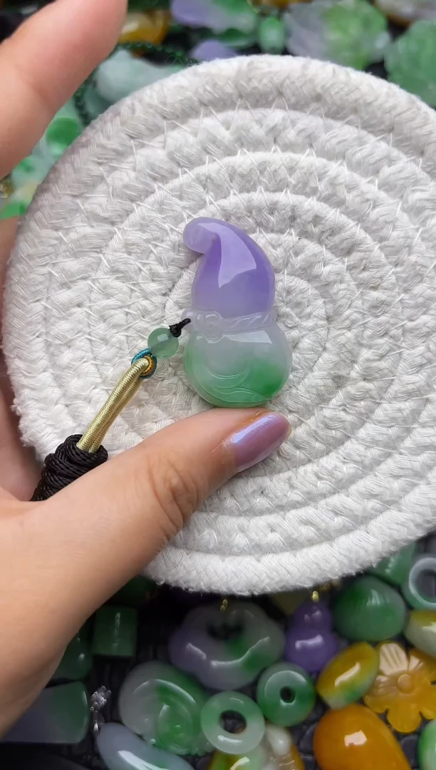 颈饰未镶嵌翡翠缅甸翡翠吊坠