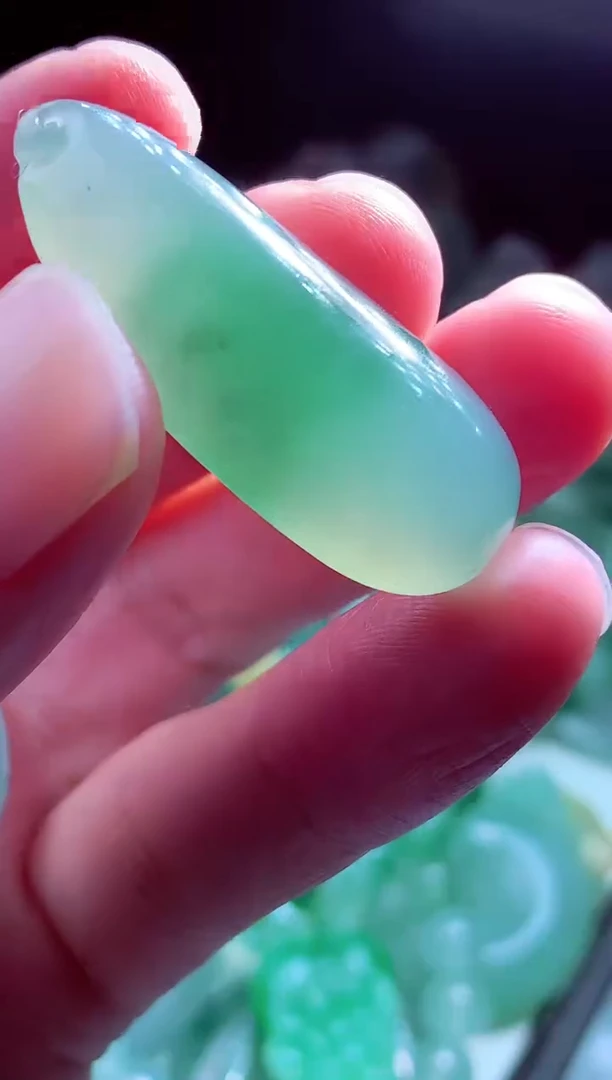 未镶嵌定制翡翠玲*#翡翠毛货定制