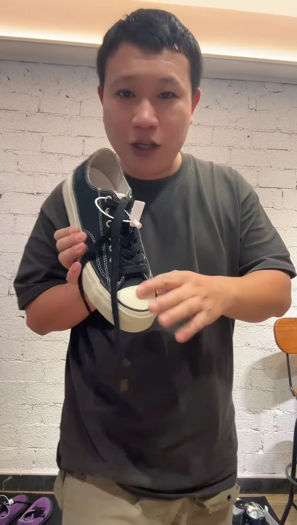 织物美式软木手工二次硫化夏季帆布鞋板鞋