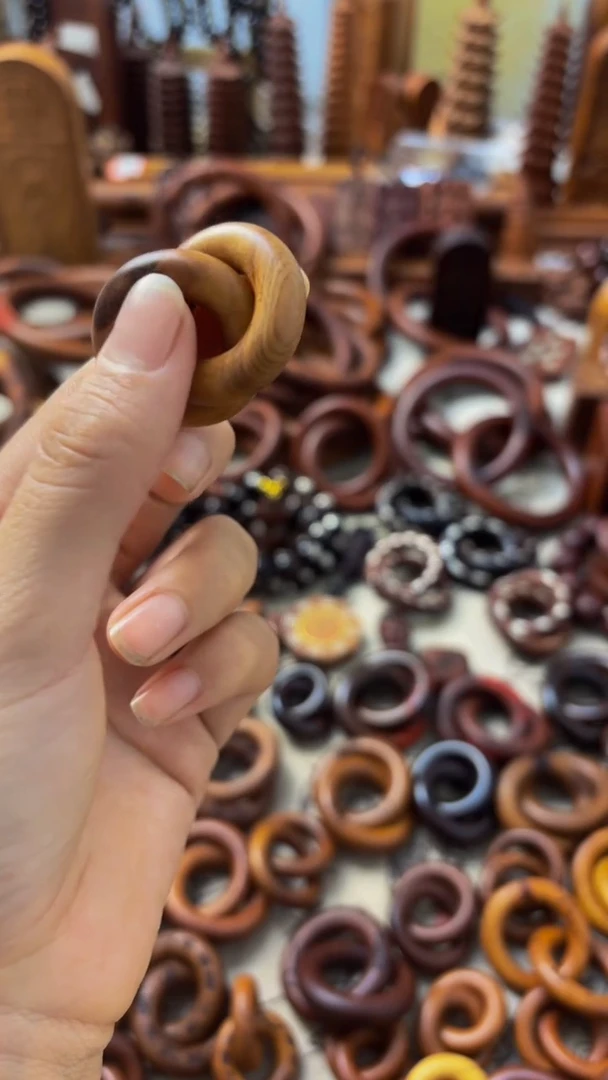 枣木乾坤圈一物一拍桃木15微瑕