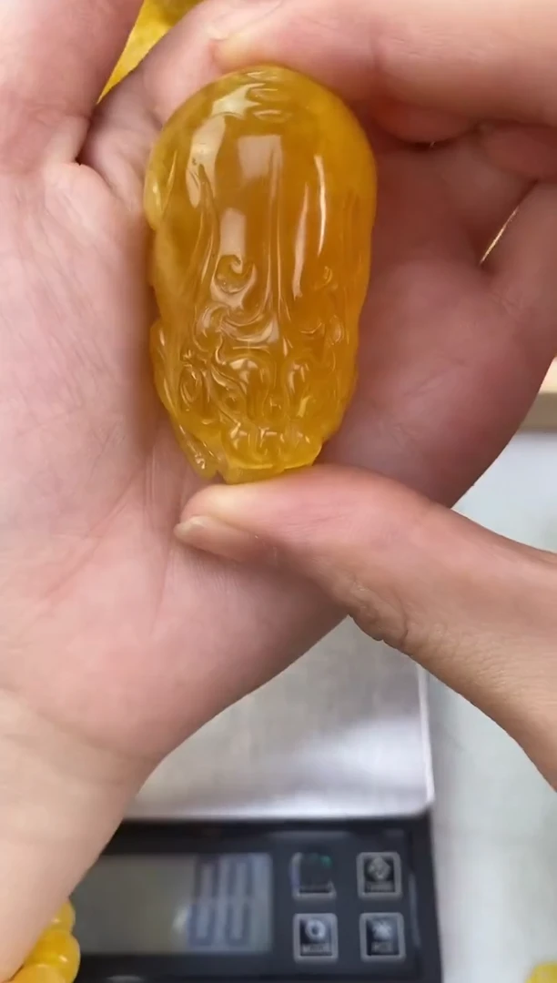 裸石琥珀未镶嵌天然琥珀蜜蜡