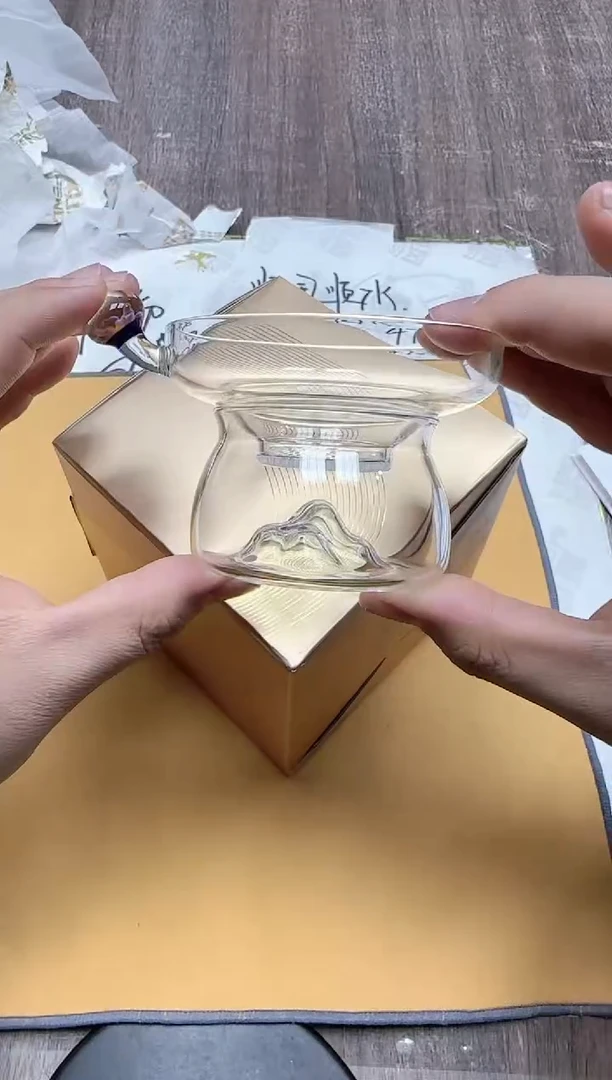 【闪购商品】其他风谜花语观山茶漏透明