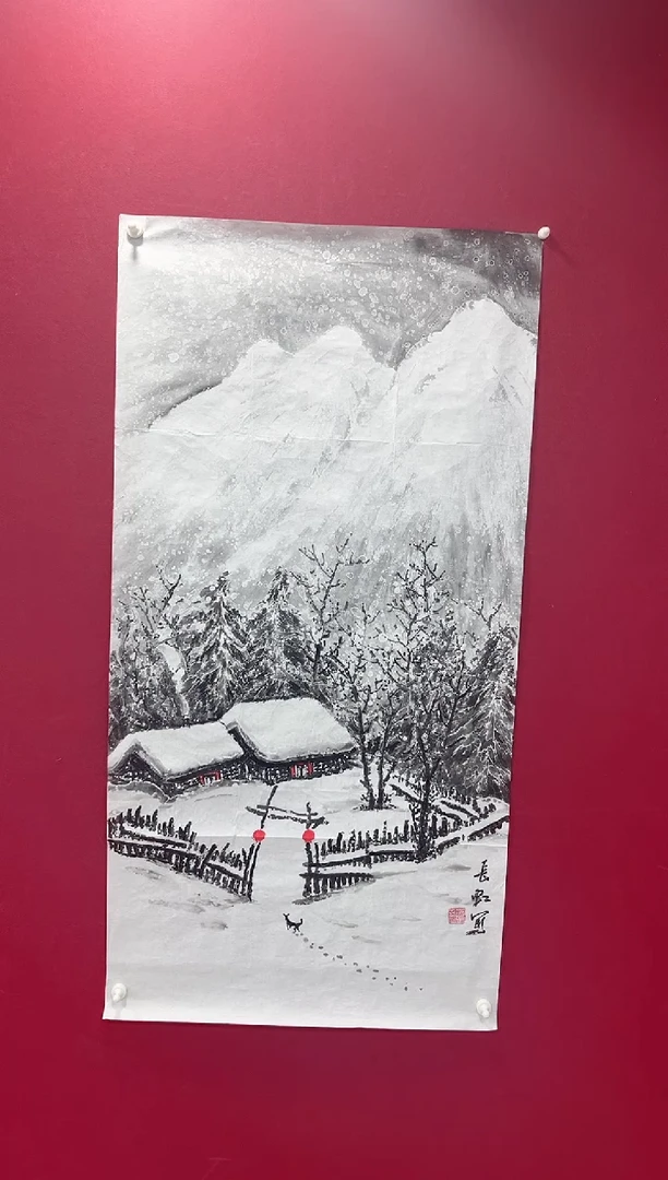 国画谢长虹老师50斗方