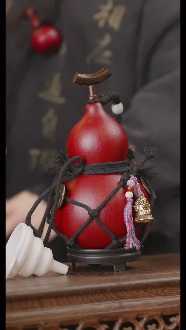 【闪购商品】224号精品天然大漆工艺防渗内胆酒葫芦~