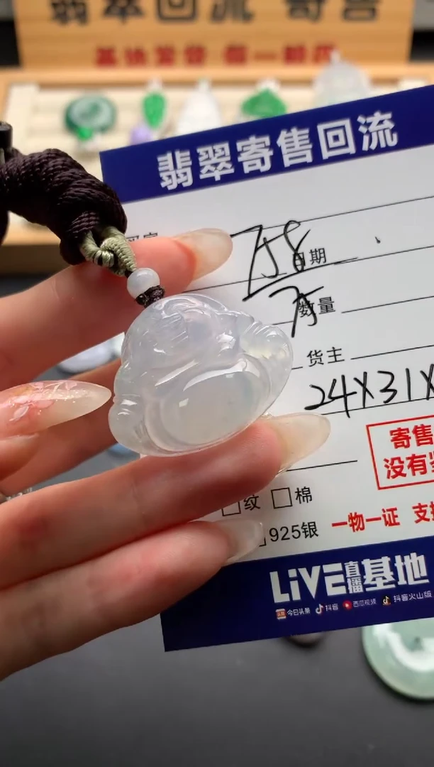 翡翠未镶嵌颈饰10137512