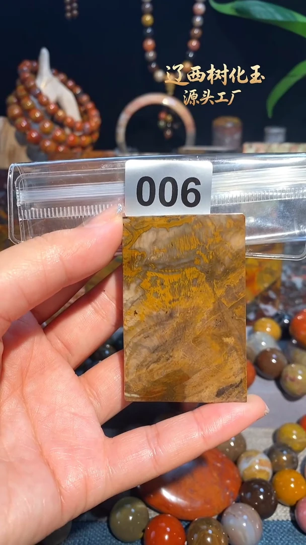 未镶嵌-硅化玉天然北票硅化玉吊坠