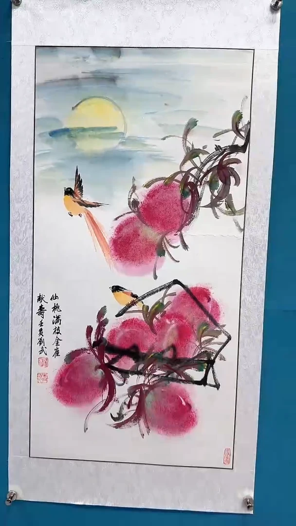 国画瀚美艺术刘武手绘-国画17