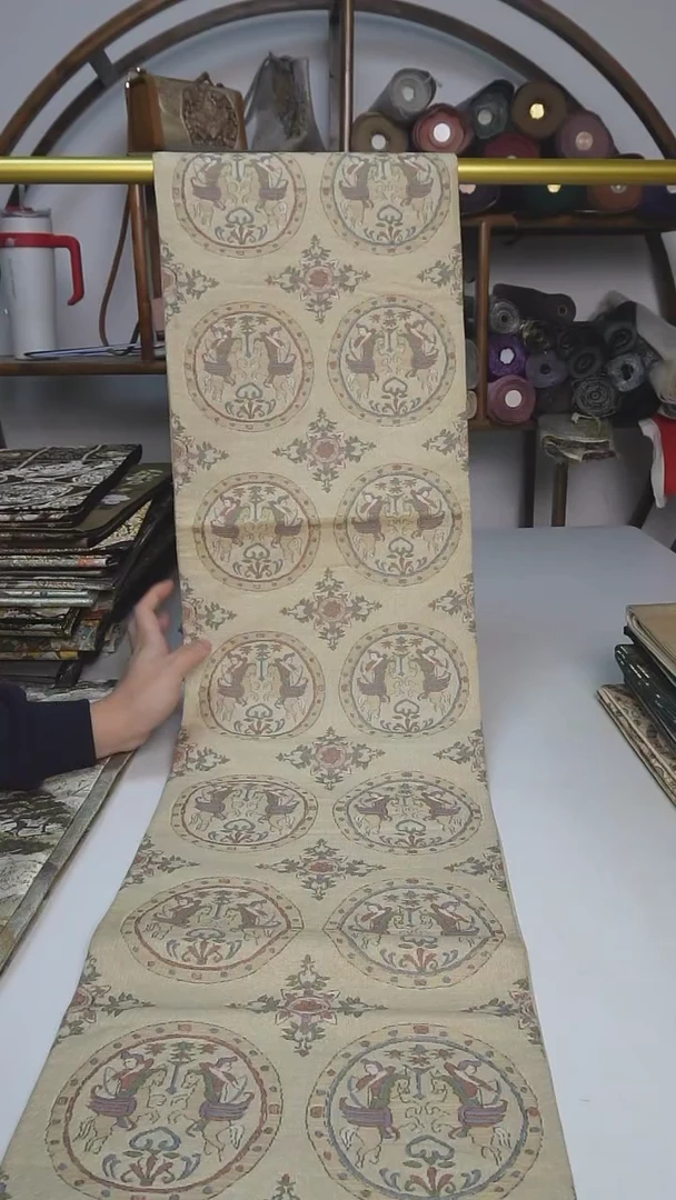 【闪购商品】织绣134西阵织六通狩猎纹