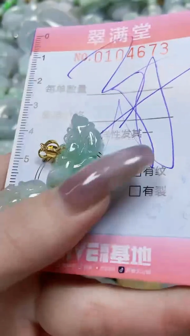 【闪购商品】翡翠颈饰未镶嵌闪购0104673多样性发其一
