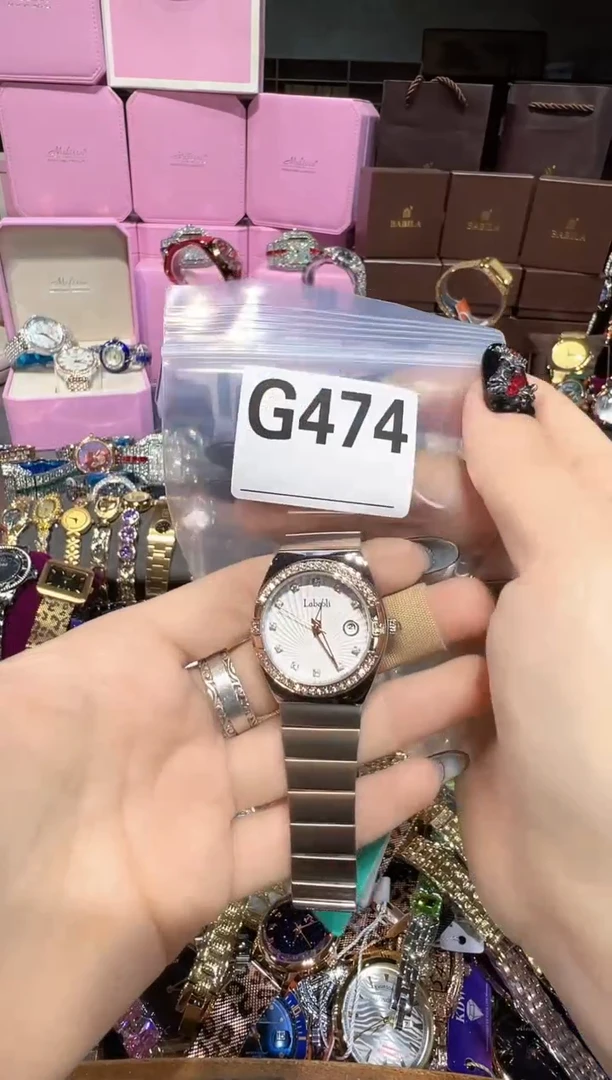 石英机芯不锈钢不锈钢直播定闪专用