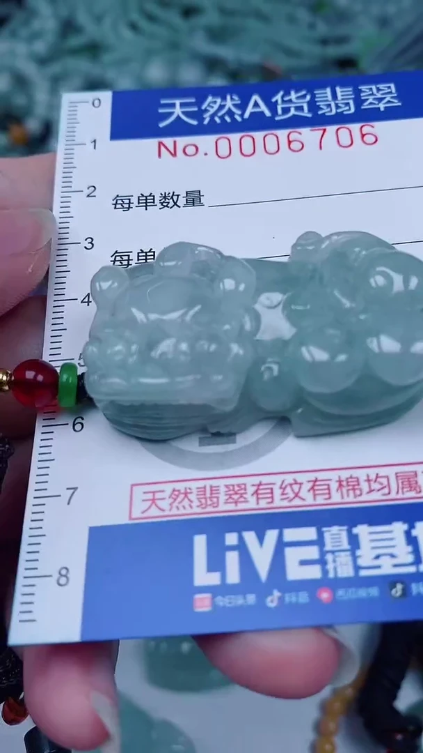 翡翠未镶嵌颈饰00006706