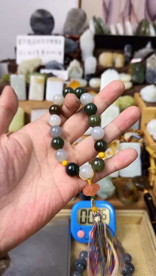 【闪购商品】和田玉颈饰未镶嵌手串12