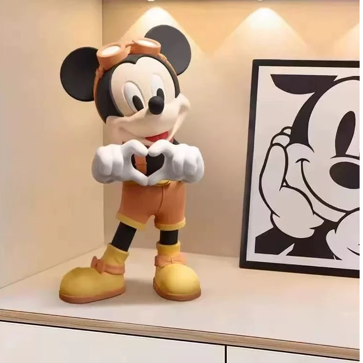 45CM探险家米奇客厅电视柜装饰摆件高级感乔迁礼物玄关桌面手办