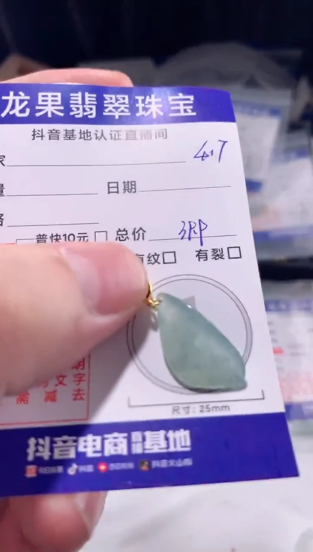 颈饰未镶嵌翡翠比较随形417