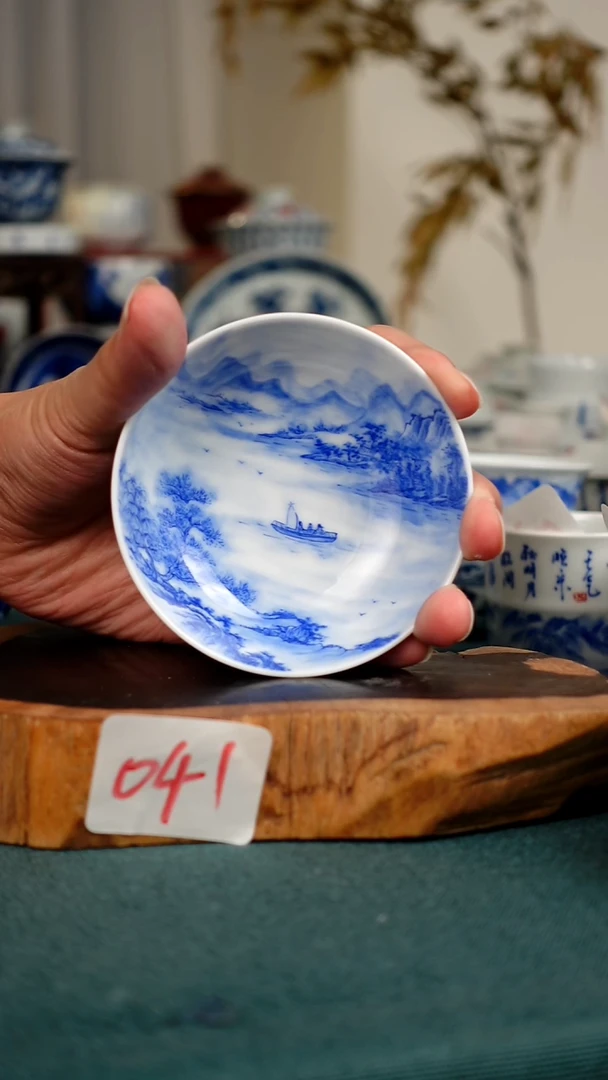 杯041全手工手绘茶器