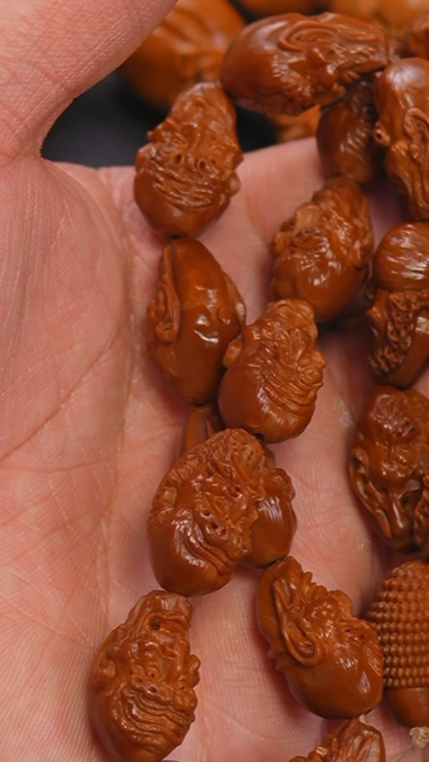 吊坠橄榄核木**舟十八罗汉脖挂