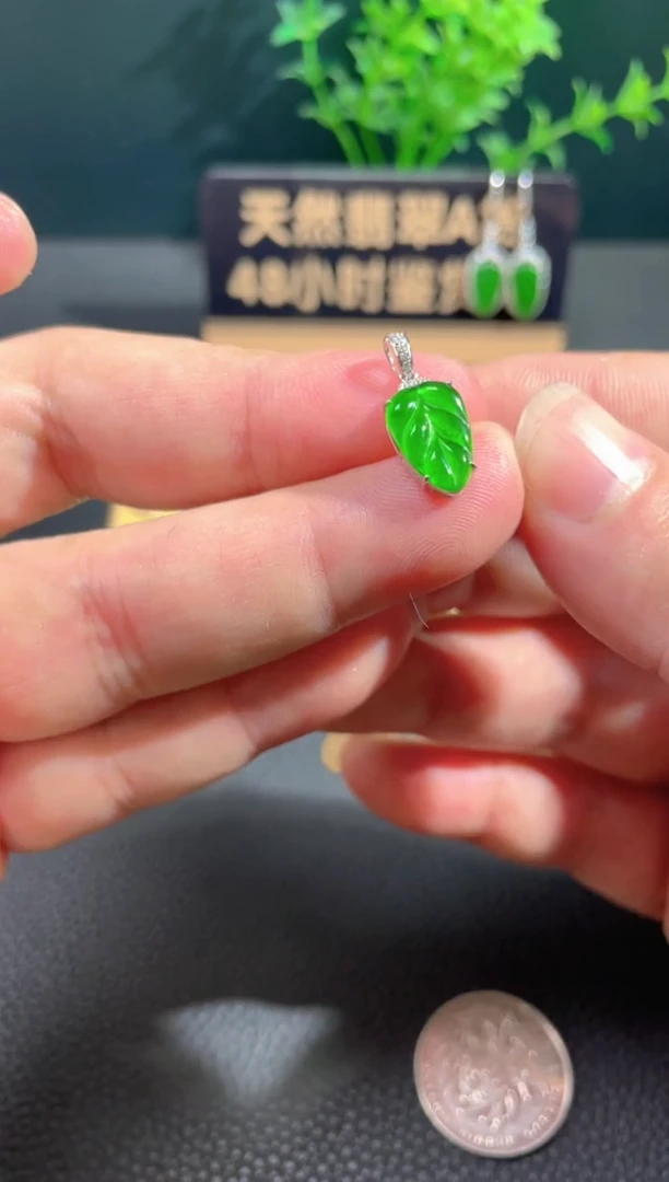 【闪购商品】翡翠颈饰18K金镶嵌翡翠