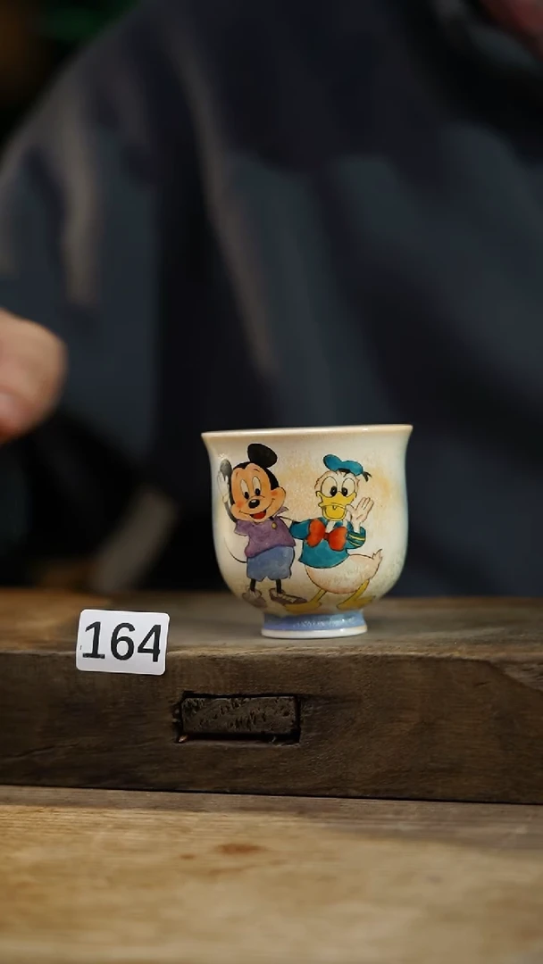 瓷片设计师手作！！！落单设计师系列！！！！卡通杯