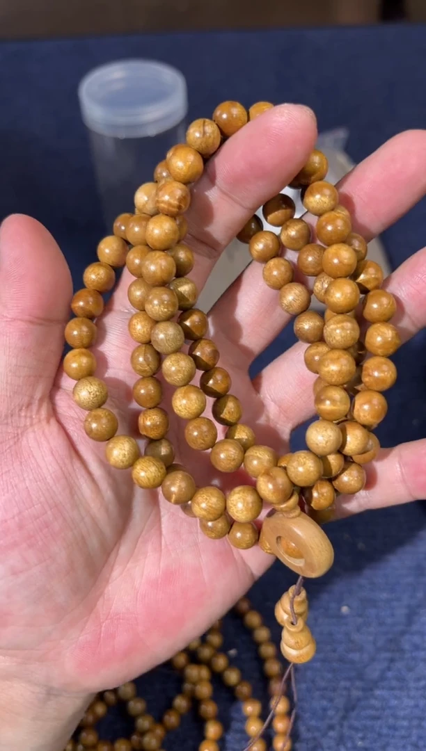 手串/手链楠木（金丝楠）0.8/108花纹88