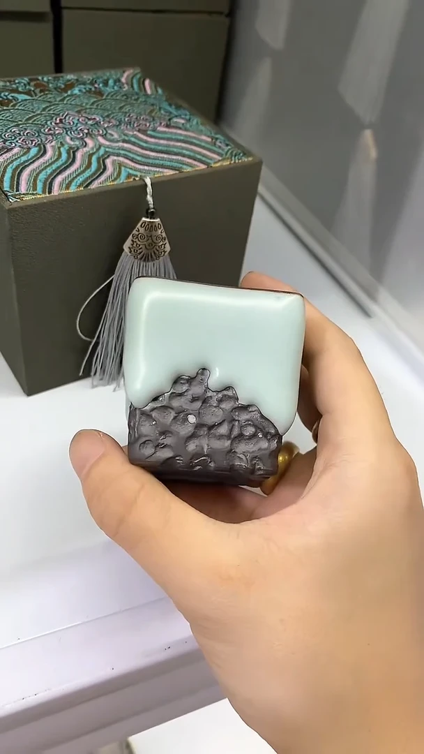 瓷片蓝陶瓷茶具茶器