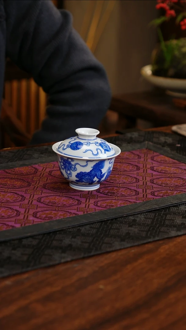 【闪购商品】杯子ys狮子绣球盖碗