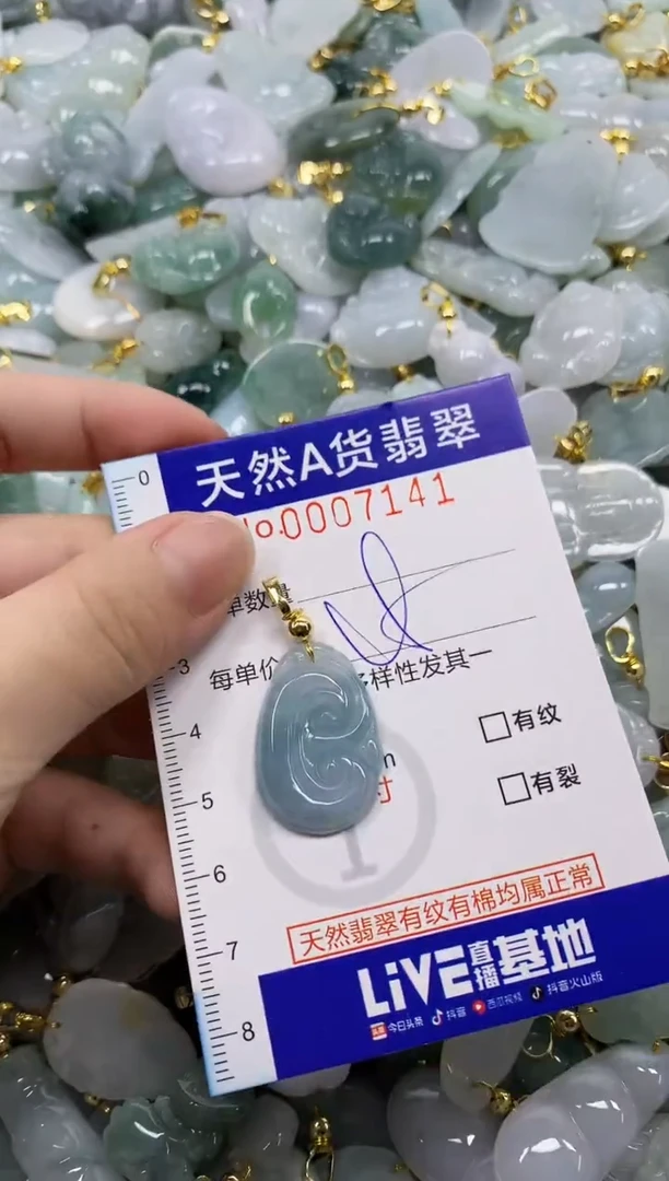 颈饰未镶嵌翡翠天然A货翡翠