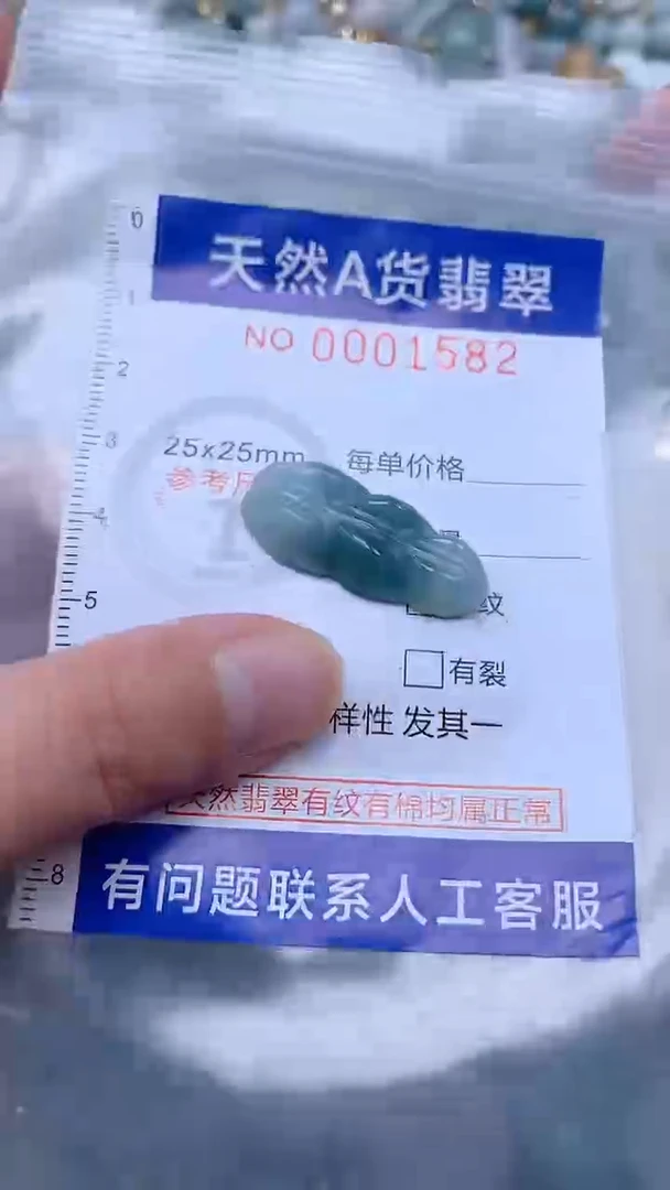 翡翠未镶嵌吊坠(不含链)1