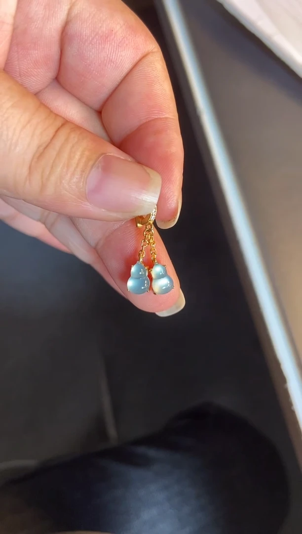 吊坠(不含链)银S925镶嵌翡翠1