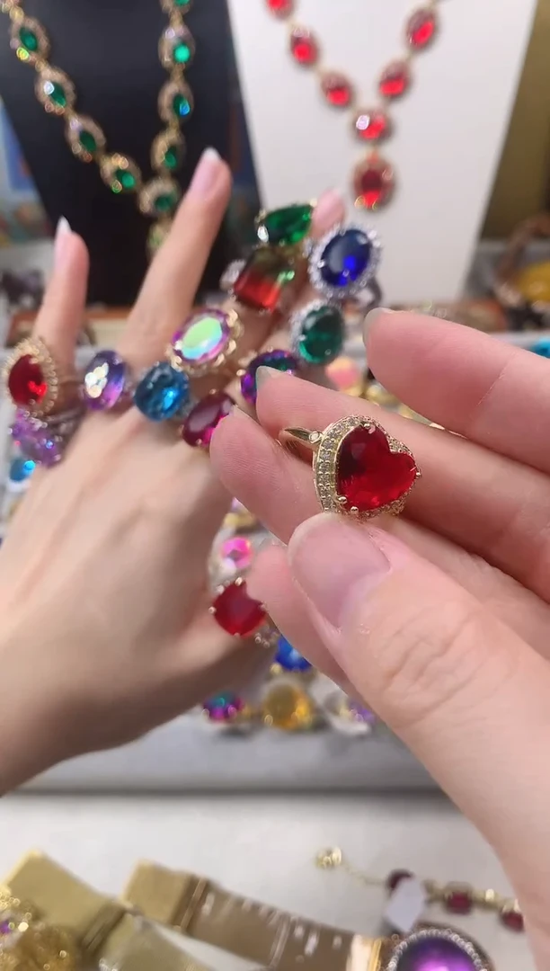 铜合金大理石戒指