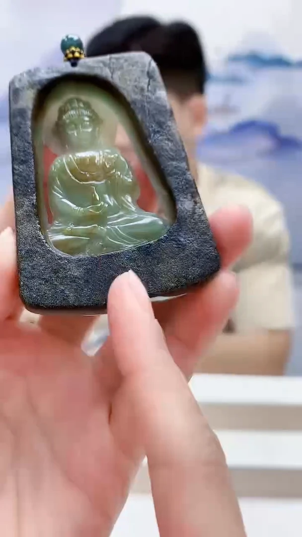 未镶嵌定制翡翠4917lr-毛货挂件89