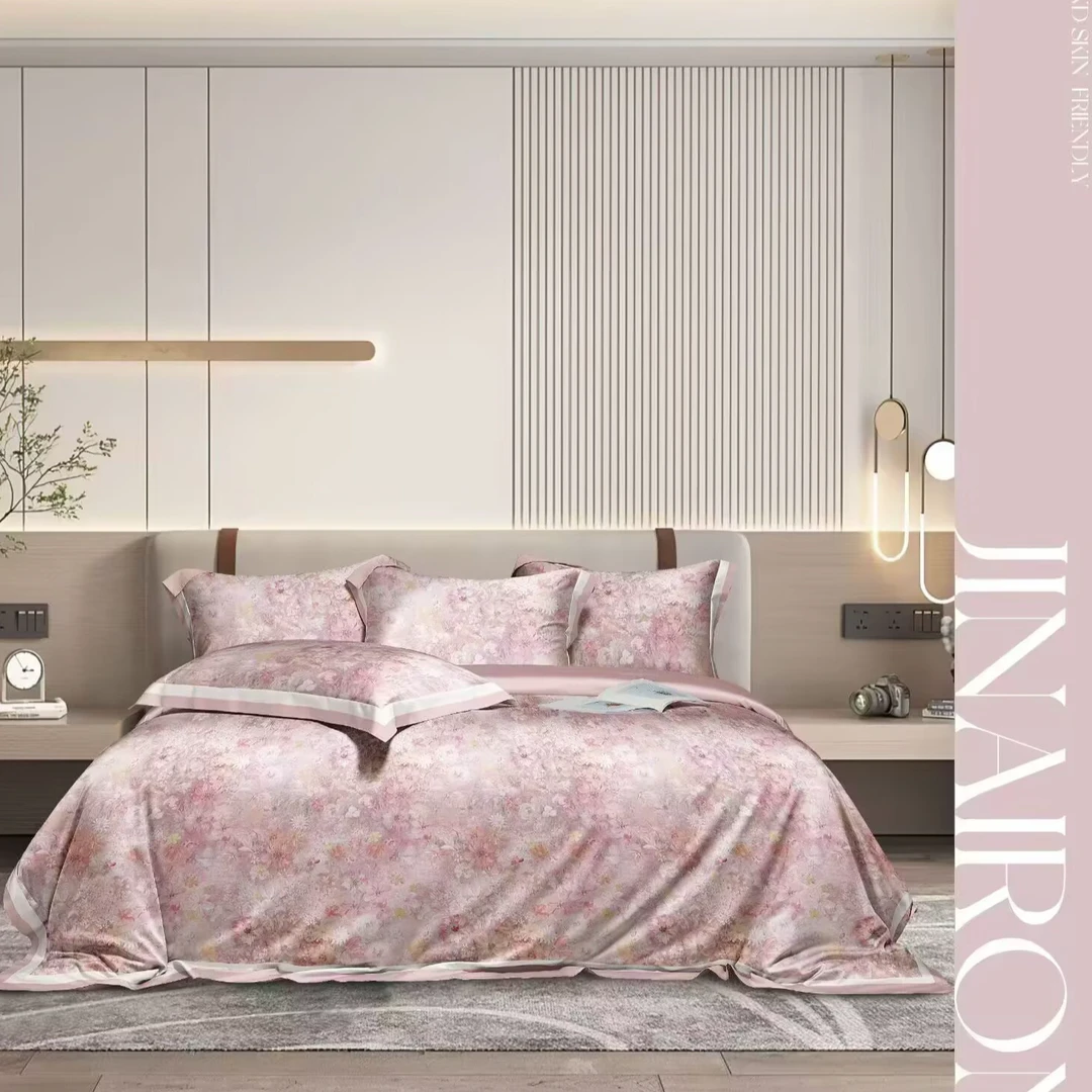 【100%全棉，不是全棉撕烂退！】品牌撤天丝棉高定四件套纯棉床上用品