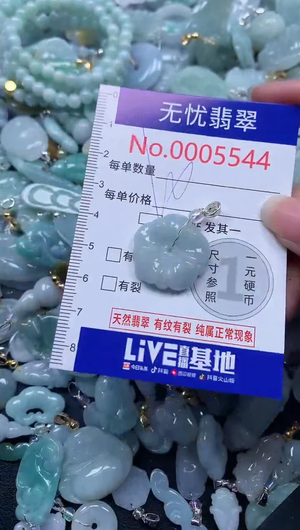 颈饰未镶嵌翡翠5544